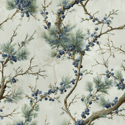 Juniper Branches Wallpaper
