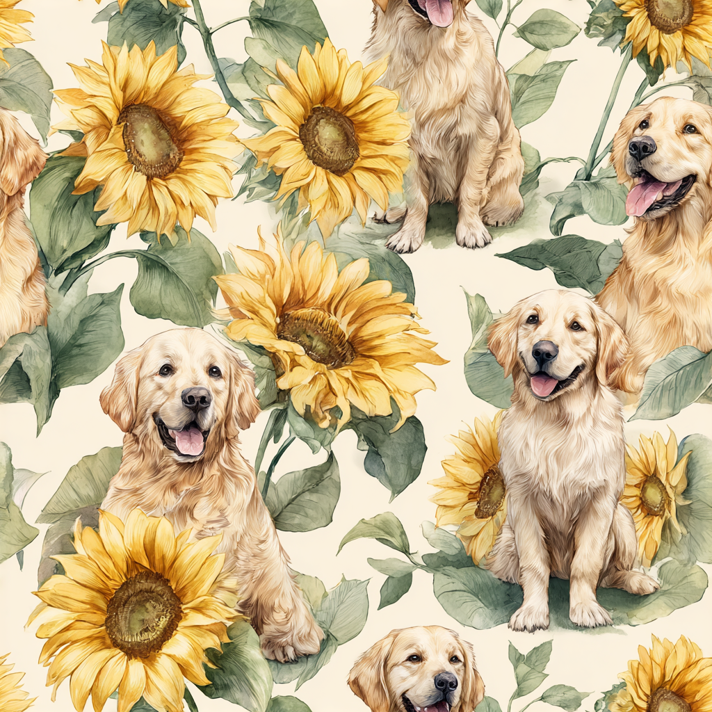 Sunflower Goldens Wallpaper