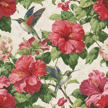 Crimson Hibiscus Wallpaper