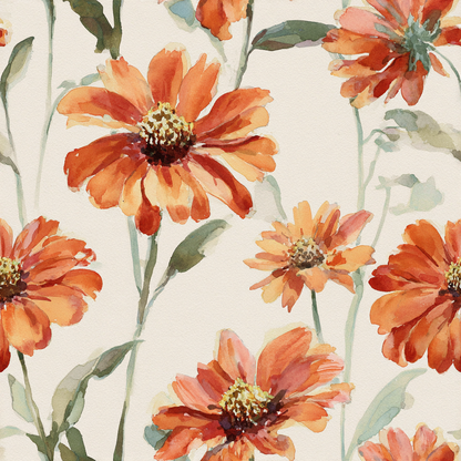 Sun-Kissed Tithonia Wallpaper