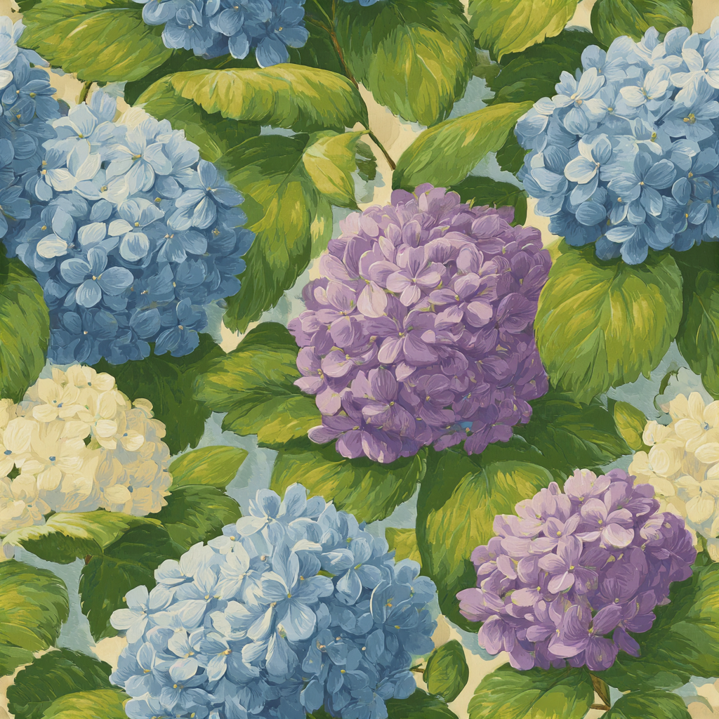 Hydrangea Jubilee Wallpaper