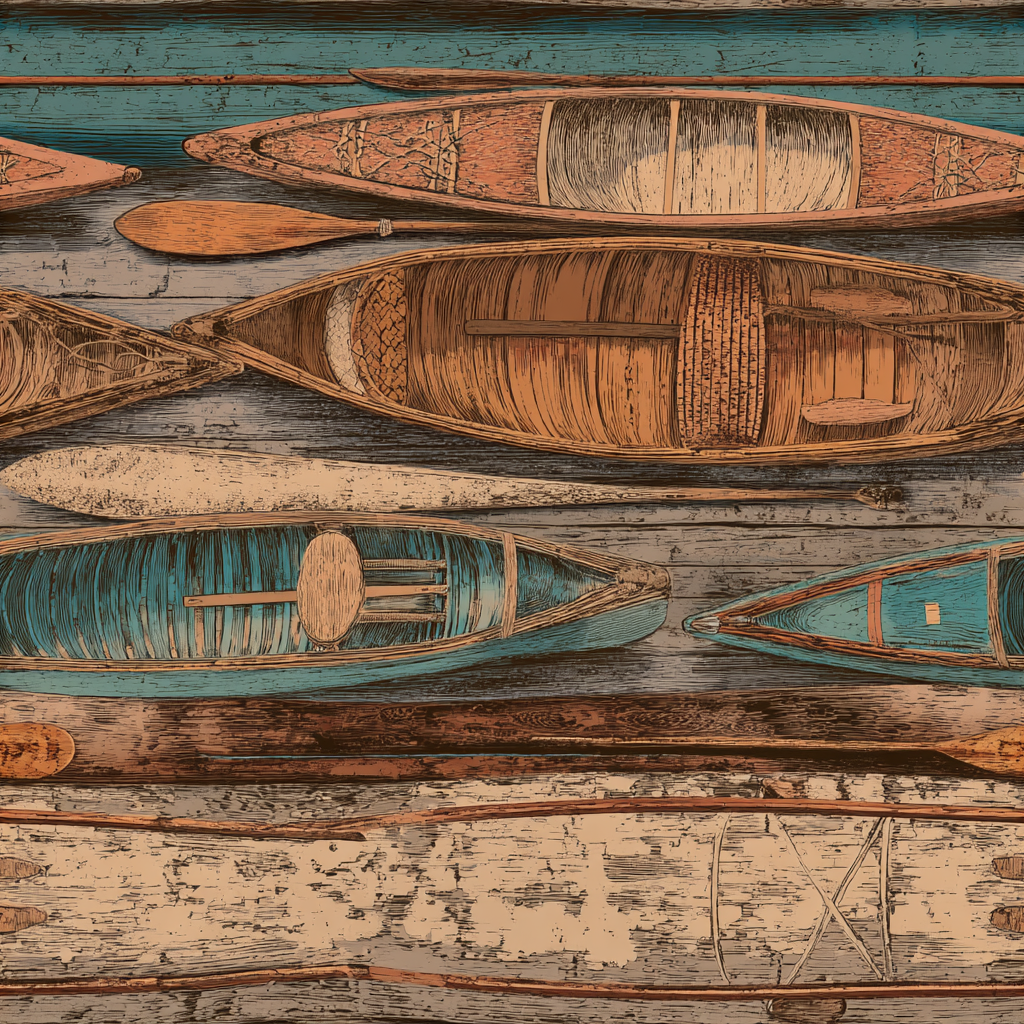 Birchwater Canoes Wallpaper