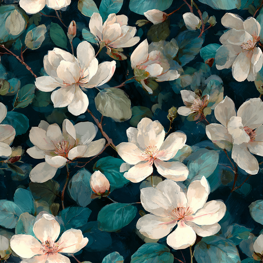 Nightgarden Magnolia Wallpaper