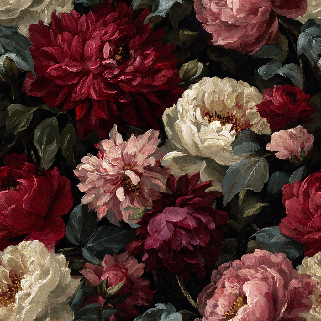 Cardinal Peony Wallpaper