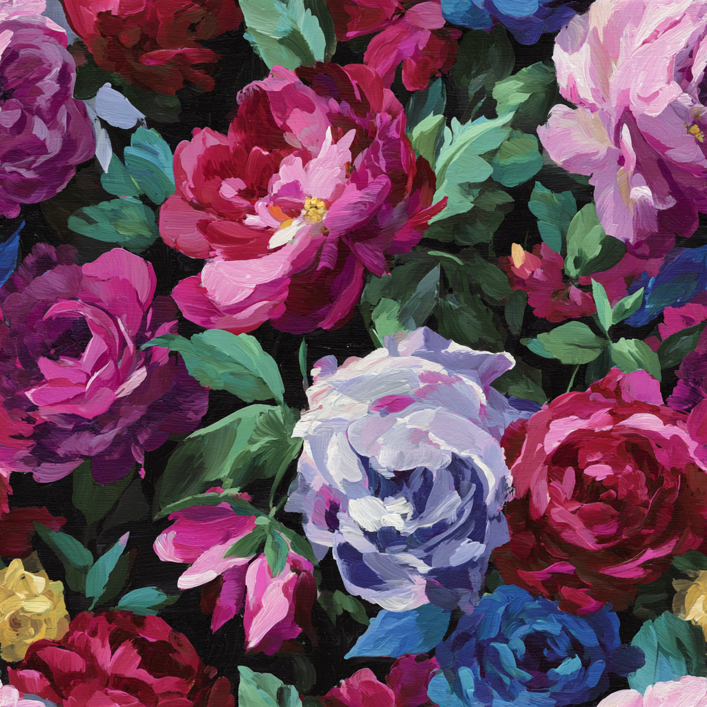 Rouge Peony Wallpaper