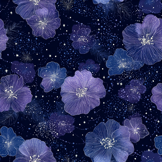 Starflower Veil Wallpaper