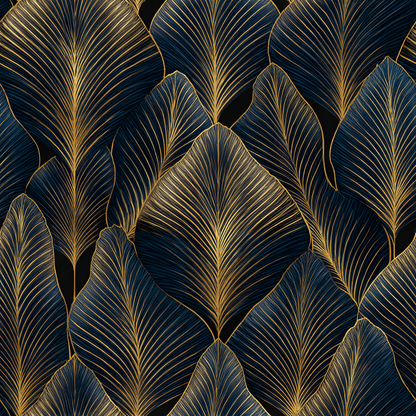 Midnight Frond Wallpaper