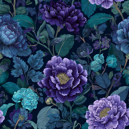 Nightbloom Peony Wallpaper