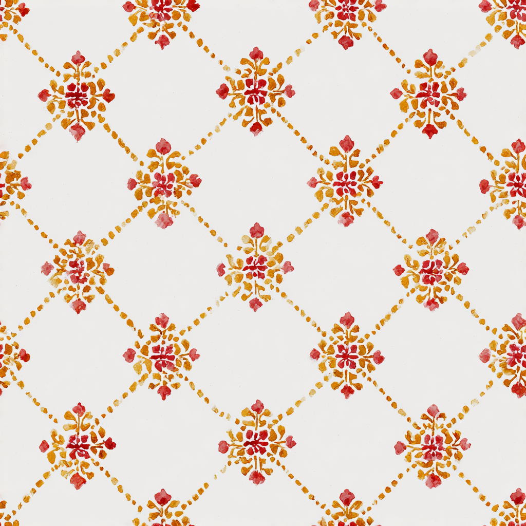Santa Fe Lattice Wallpaper