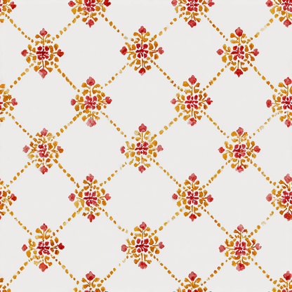 Santa Fe Lattice Wallpaper