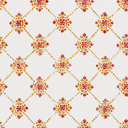 Santa Fe Lattice Wallpaper