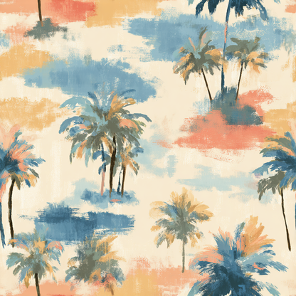 Sunbleached Palms Wallpaper