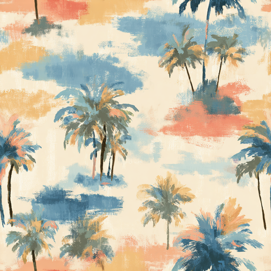 Sunbleached Palms Wallpaper