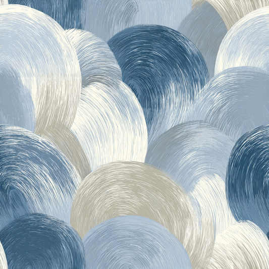 Seafoam Swirl Wallpaper