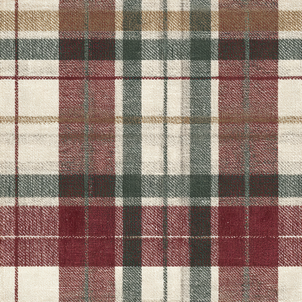 Cabin Check Wallpaper