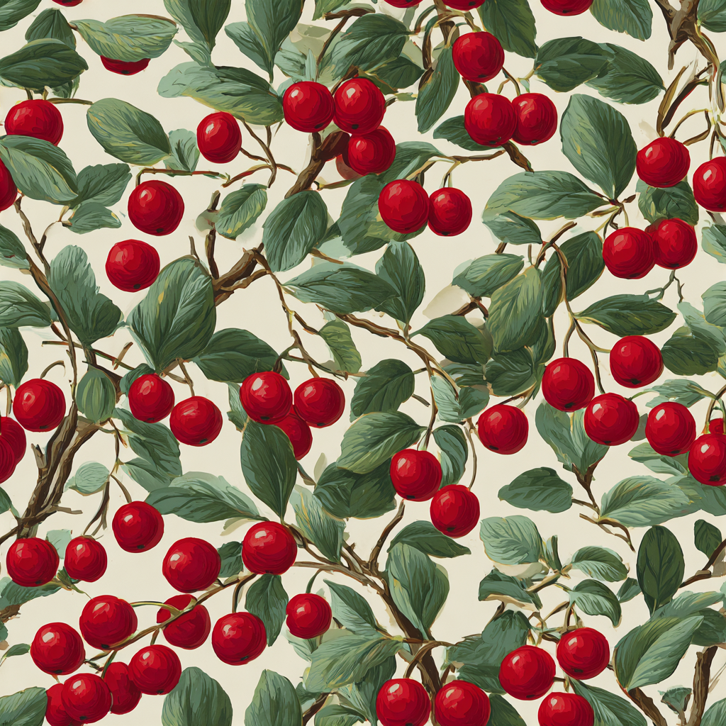 Cranberry Crawl Wallpaper