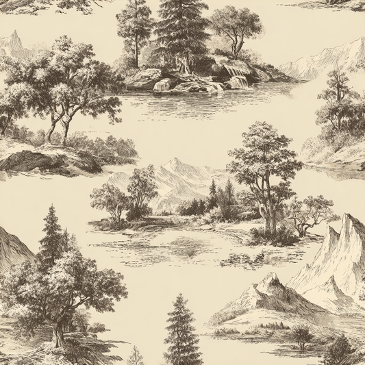 Toile Terrain Wallpaper
