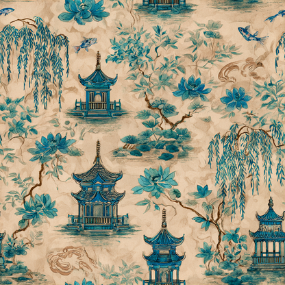 Pagoda Daydream Wallpaper