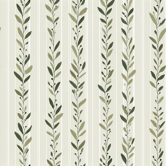 Olive Stripe Wallpaper