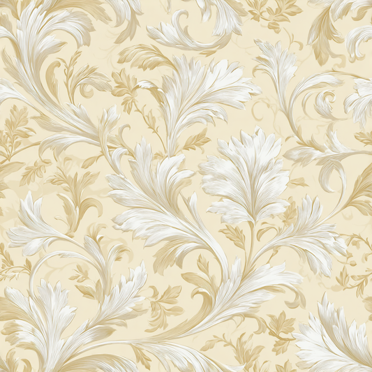 Golden Damask Wallpaper