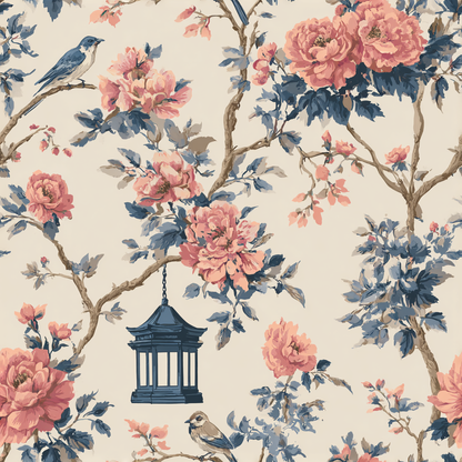 Garden Songbird Wallpaper