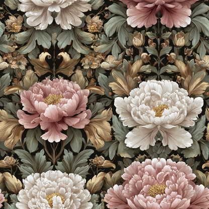 Noir Blossom Wallpaper