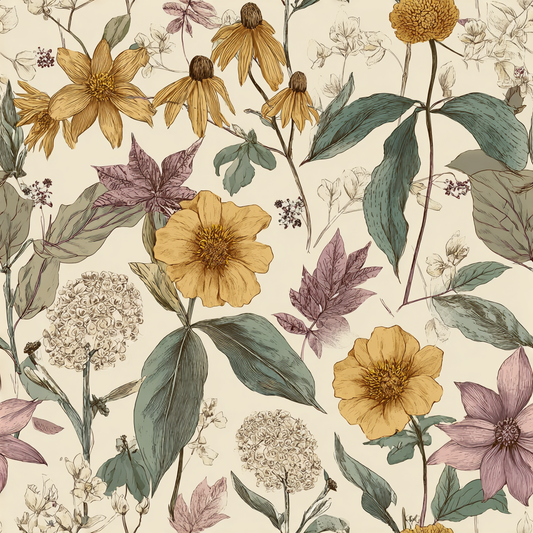 Wildflower Meadow Wallpaper