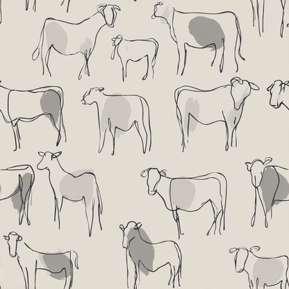 Line Herd Wallpaper