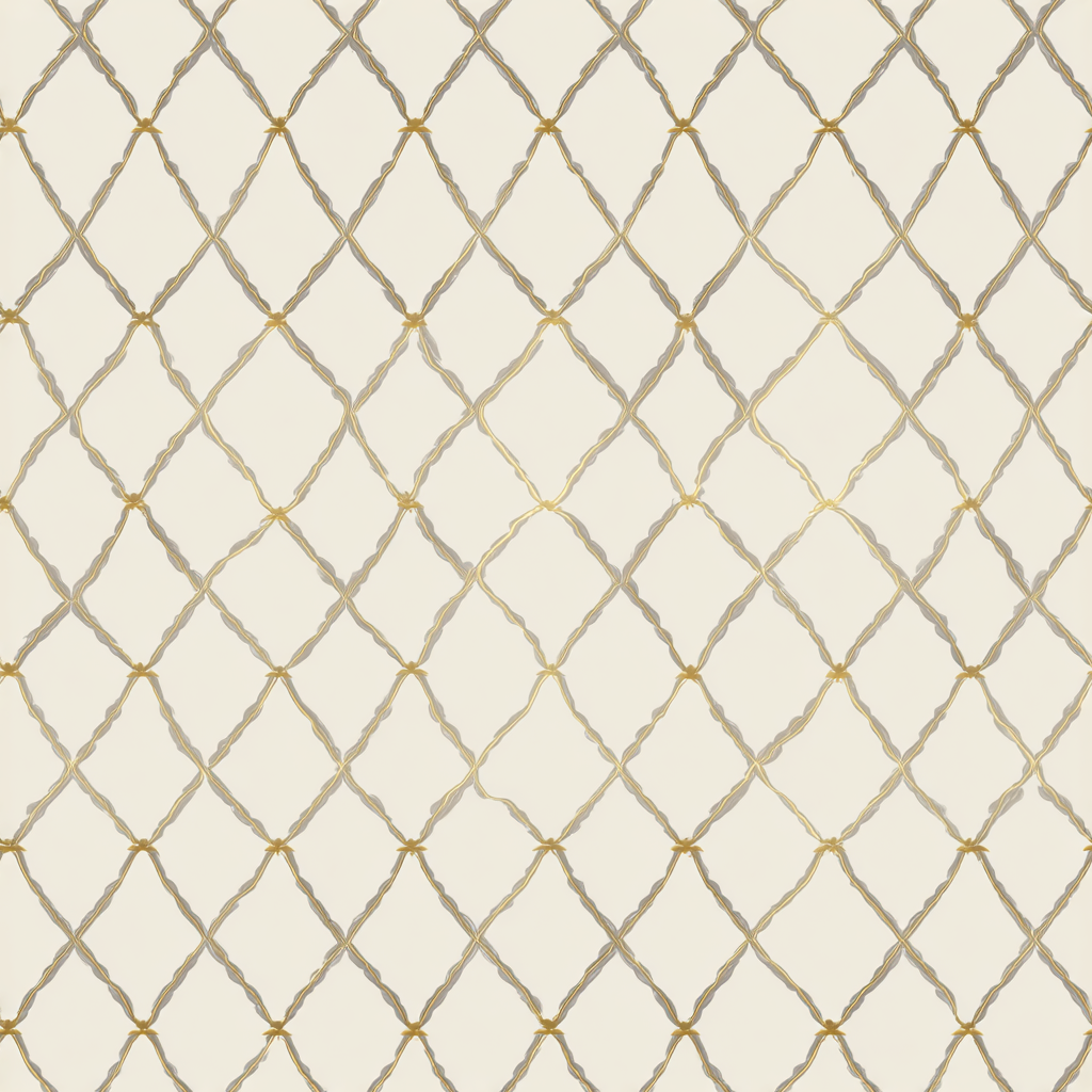 Gilded Trellis Wallpaper