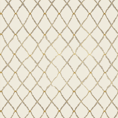 Gilded Trellis Wallpaper