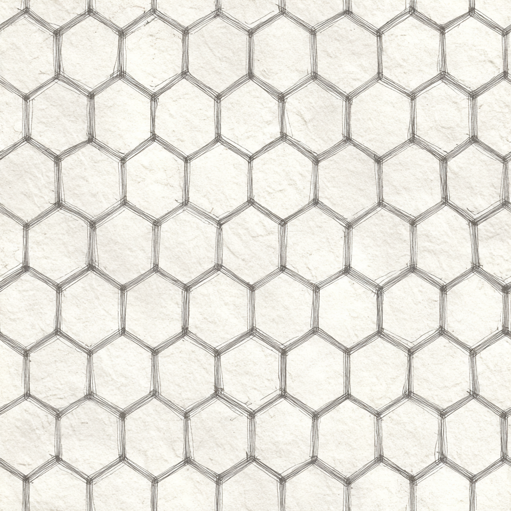 Honeycomb Sketch Wallpaper