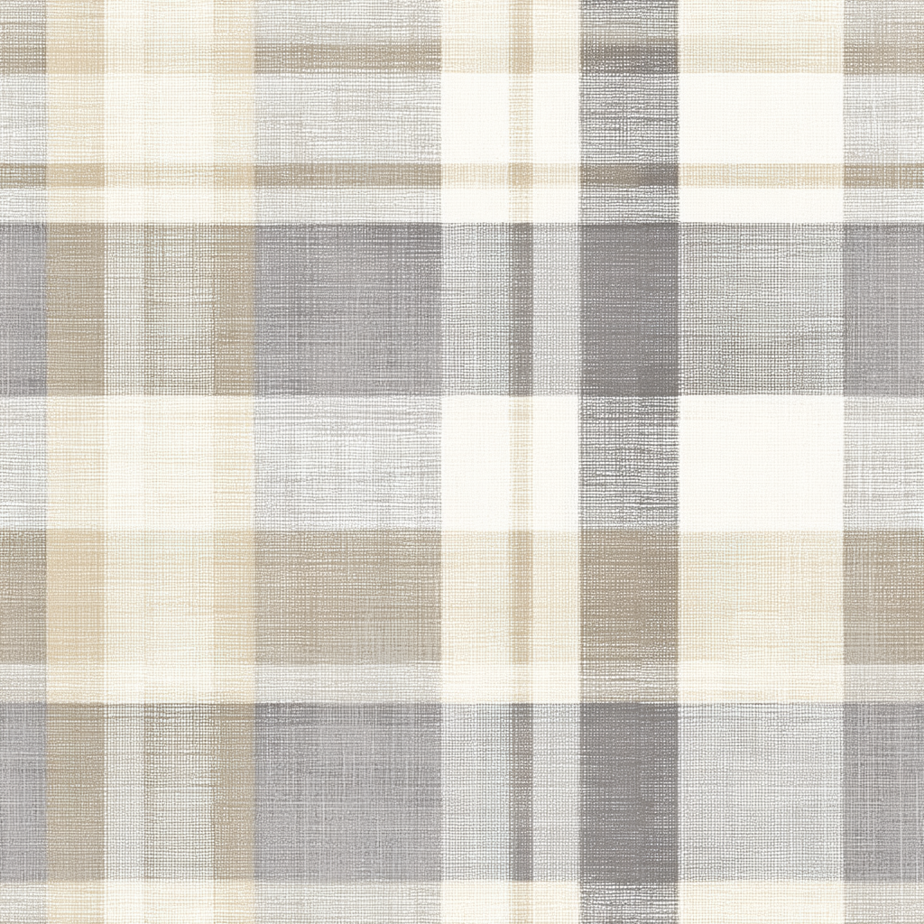 Muted Field Plaid Wallpaper