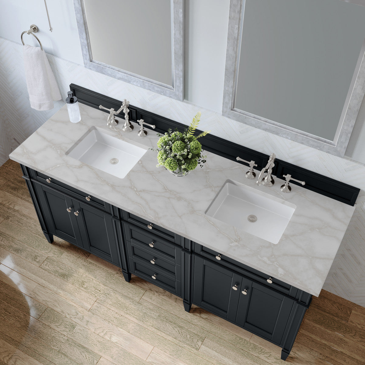 Brittany 72" Double Vanity Cabinet