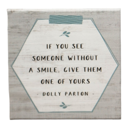 Small Talks Sign - Give Smile