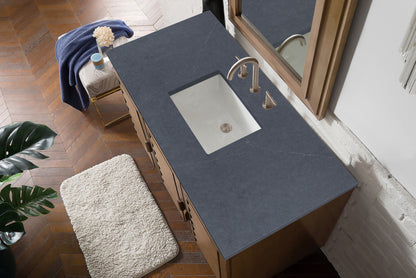 Portland 48" Single Vanity Cabinet, Whitewashed Walnut