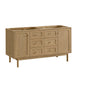 Laurent 60" Double Vanity, Light Natural Oak