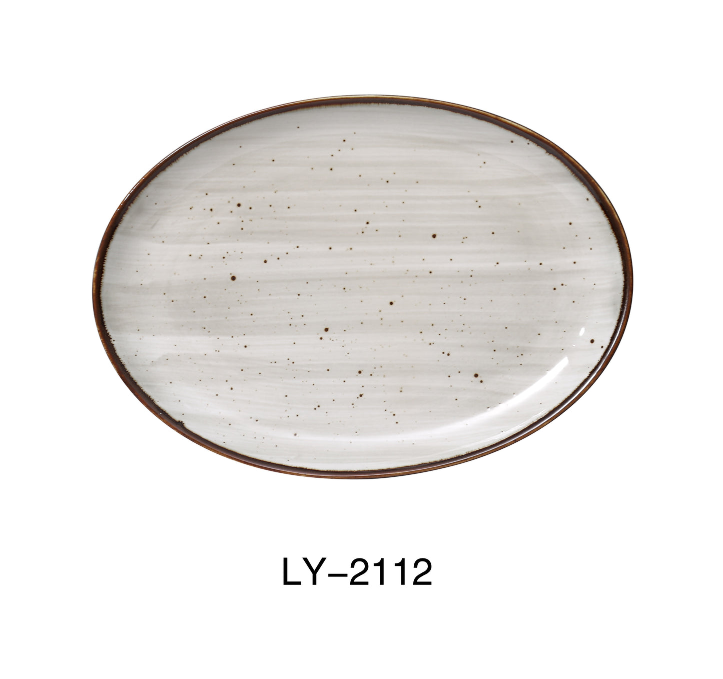 Yanco LY-2112 Lyon 12 X 8 1/4" X 1 1/4" COUPE PLATTER