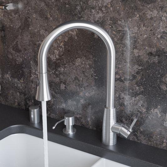 ALFI brand AB2034 Pull Down Single Hole Kitchen Faucet
