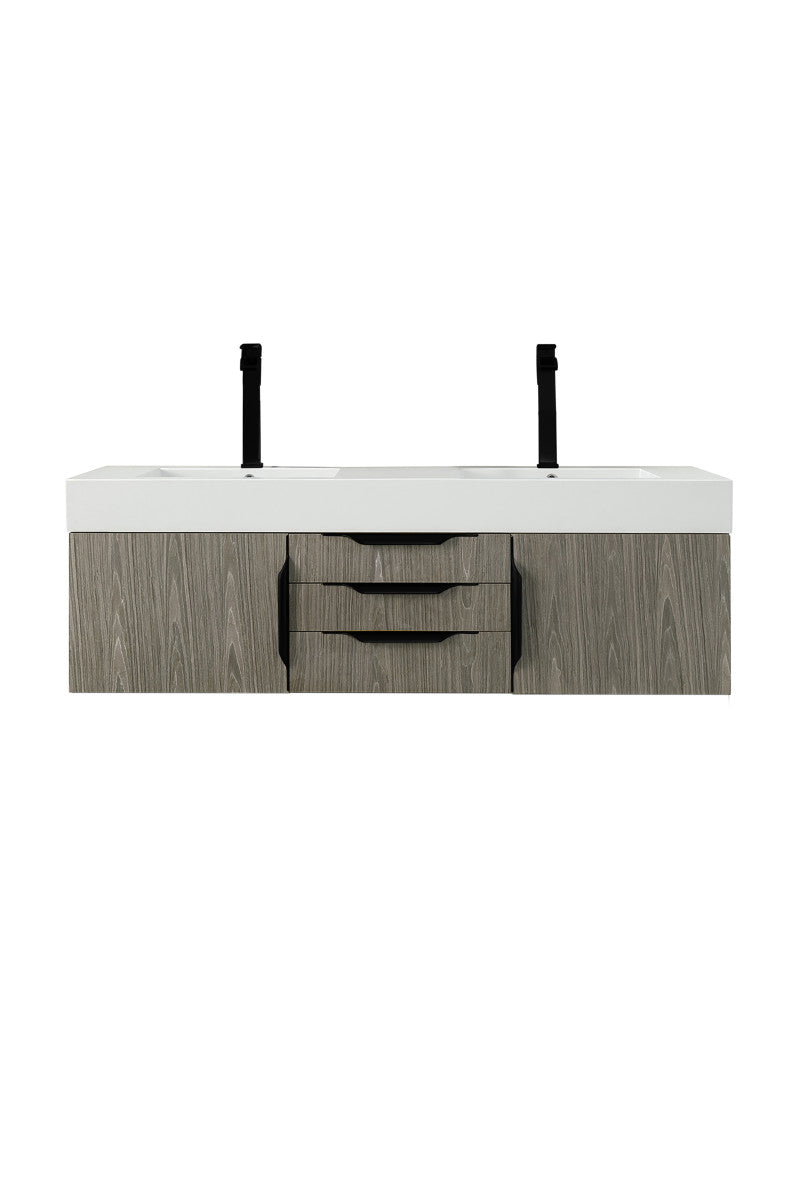Columbia 59" Double Wall Mount Vanity Cabinet