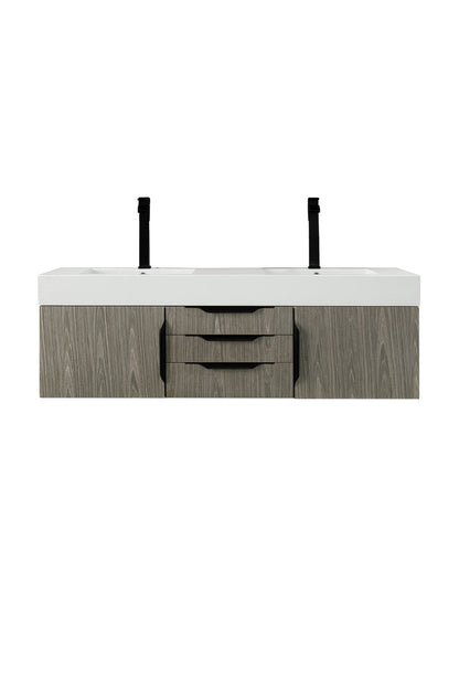 Columbia 59" Double Wall Mount Vanity Cabinet