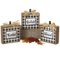 Black and White Check Table Sitter -
