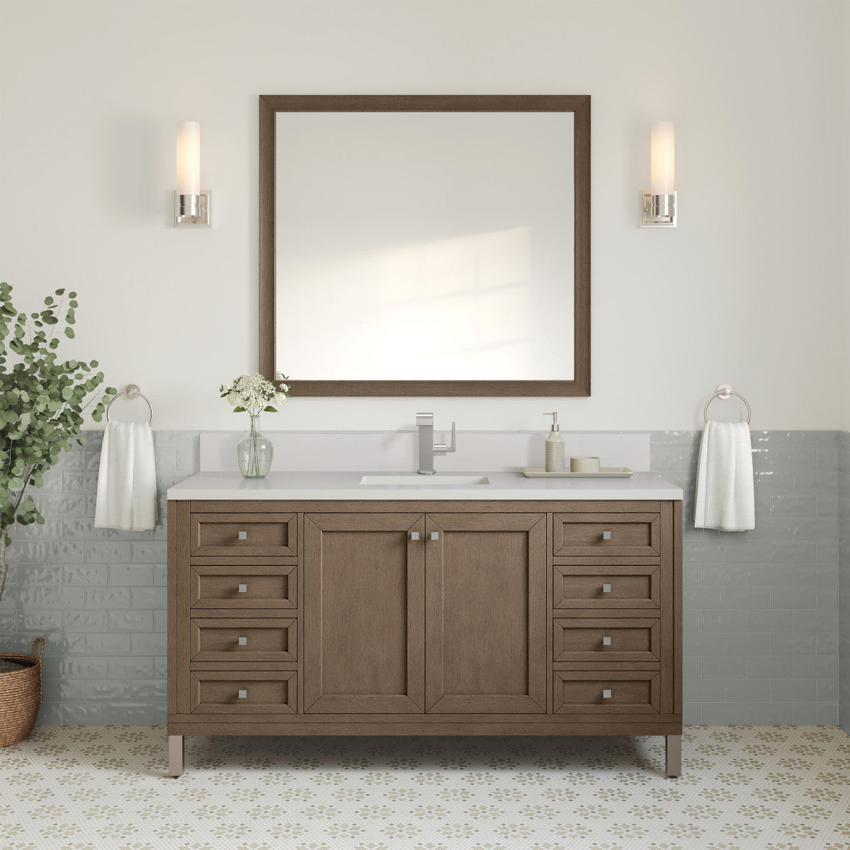 Chicago 60" Single Vanity Cabinet