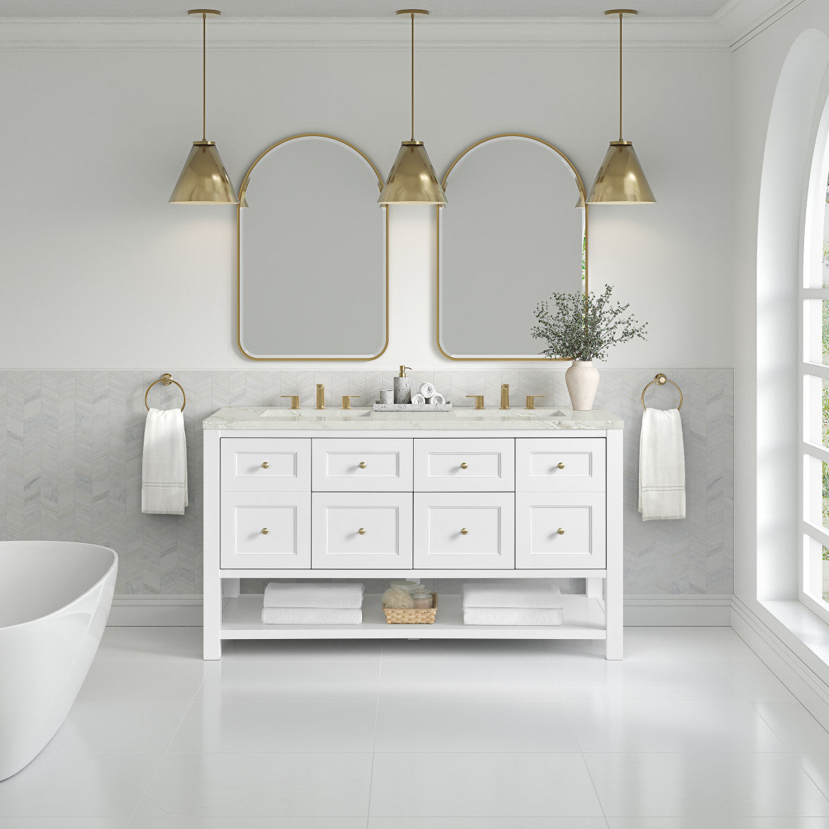 Breckenridge 60" Double Vanity