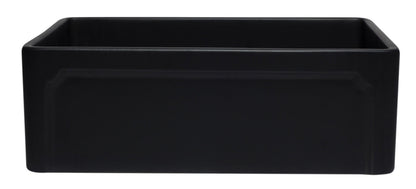 ALFI brand AB3020SB 30 inch Biscuit Reversible Single Fireclay Farmhouse Kitchen Sink