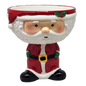 Ceramic Santa Candy Bowl - 6 Inch