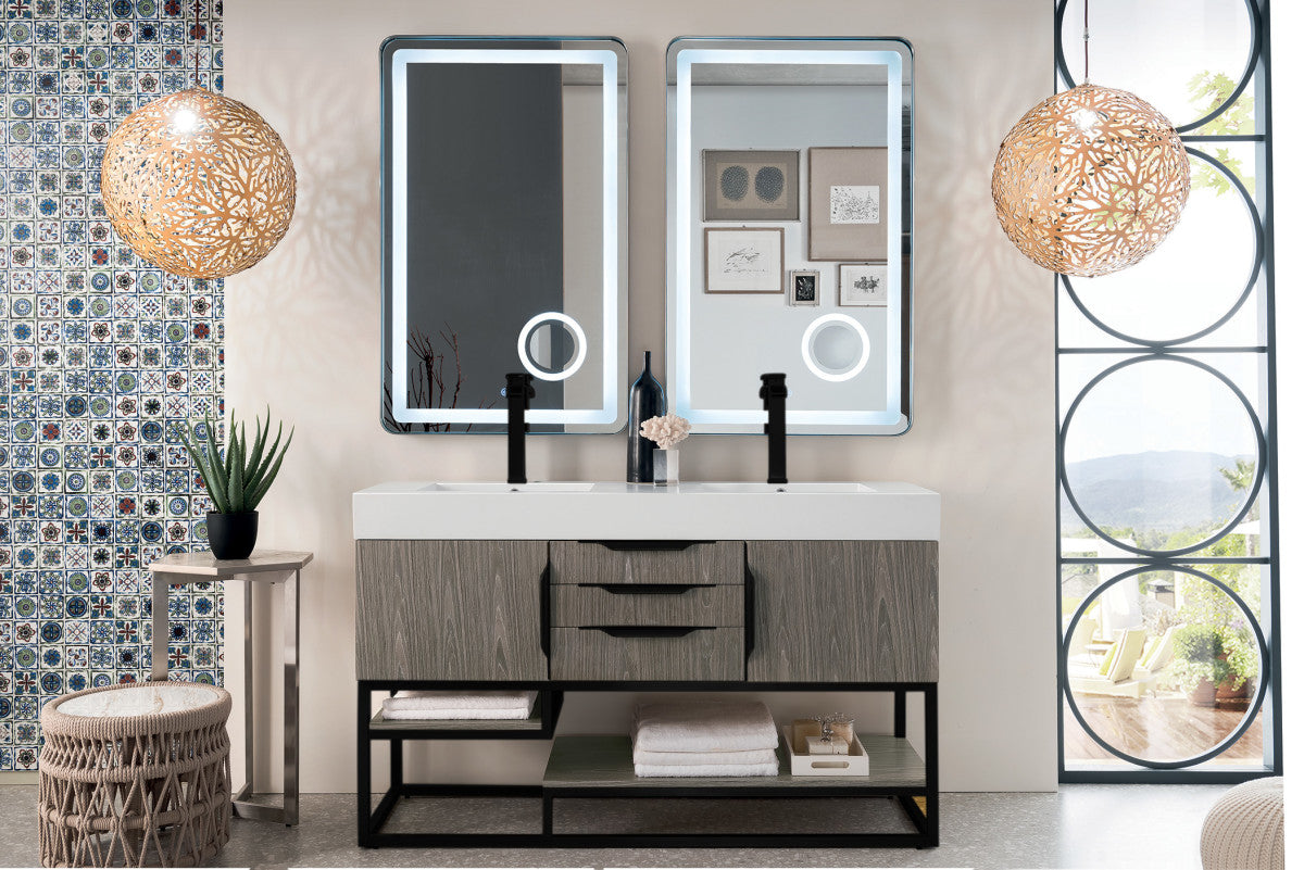 Columbia 59" Double Vanity Cabinet