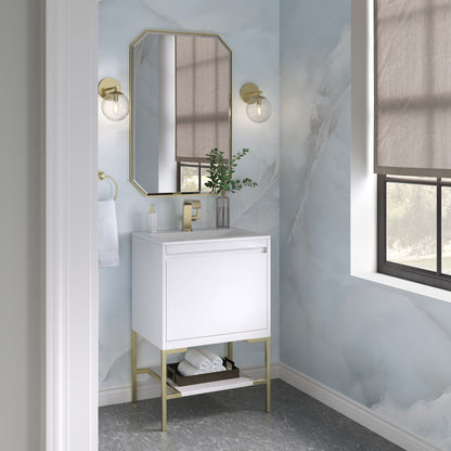 Mantova 23.6" Single Vanity Cabinet