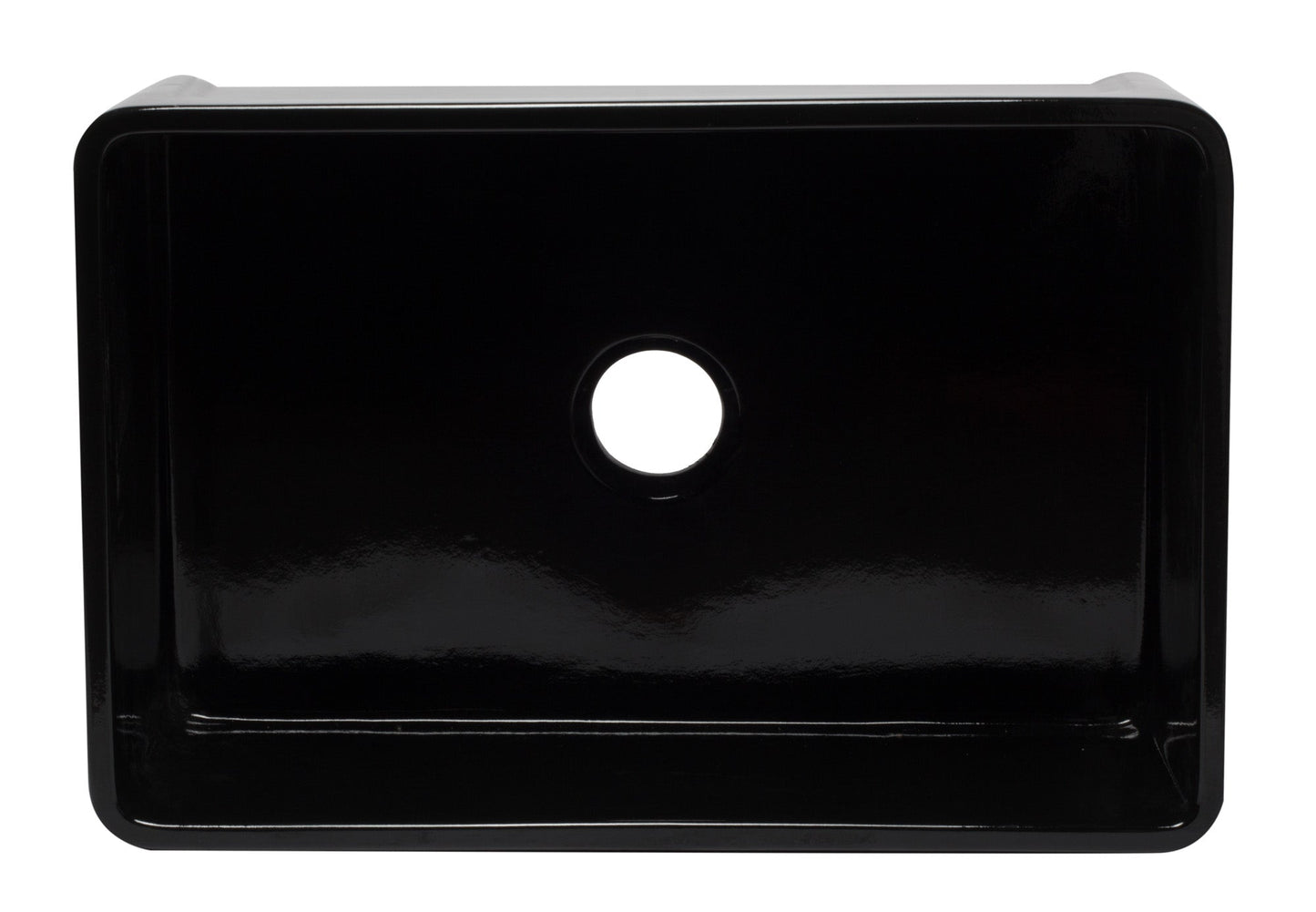 ALFI brand AB3020SB 30 inch Biscuit Reversible Single Fireclay Farmhouse Kitchen Sink