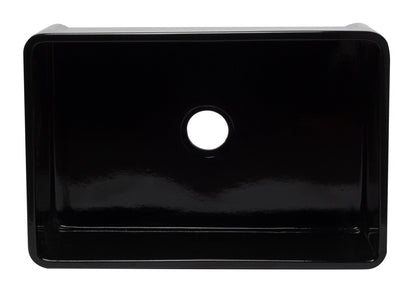 ALFI brand AB3020SB 30 inch Biscuit Reversible Single Fireclay Farmhouse Kitchen Sink