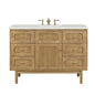 Laurent 48" Single Vanity Cabinet, Light Natural Oak